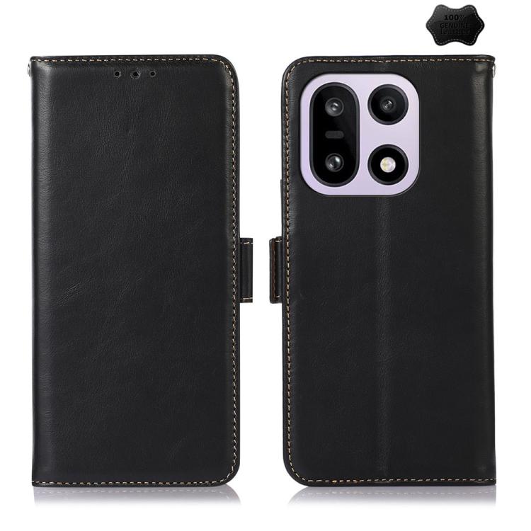 Magnetic Crazy Horse Texture Genuine Leather RFID Phone Case, For OnePlus Nord CE6 Lite 5G Global, For OnePlus Ace 6 Ultra, For OnePlus 15T, For OnePlus Turbo 6V / Turbo 6, For OnePlus 15R/Ace 6 5G/Ace 6T 5G, For OnePlus 15