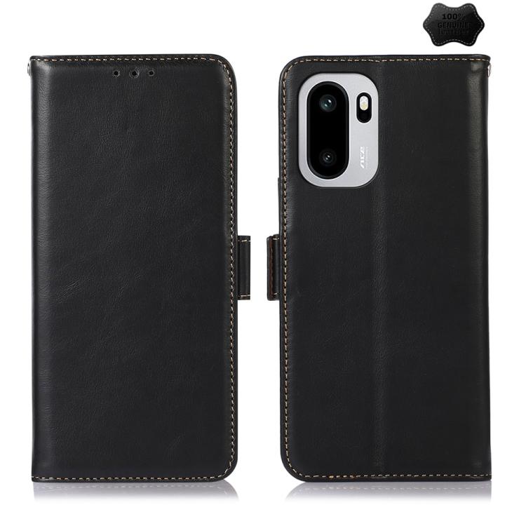 Magnetic Crazy Horse Texture Genuine Leather RFID Phone Case, For OnePlus Nord CE6 Lite 5G Global, For OnePlus Ace 6 Ultra, For OnePlus 15T, For OnePlus Turbo 6V / Turbo 6, For OnePlus 15R/Ace 6 5G/Ace 6T 5G, For OnePlus 15
