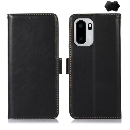 Magnetic Crazy Horse Texture Genuine Leather RFID Phone Case, For OnePlus Nord CE6 Lite 5G Global, For OnePlus Ace 6 Ultra, For OnePlus 15T, For OnePlus Turbo 6V / Turbo 6, For OnePlus 15R/Ace 6 5G/Ace 6T 5G, For OnePlus 15