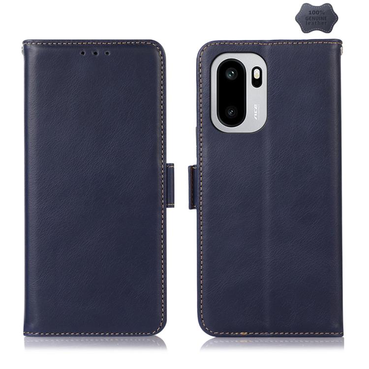 Magnetic Crazy Horse Texture Genuine Leather RFID Phone Case, For OnePlus Nord CE6 Lite 5G Global, For OnePlus Ace 6 Ultra, For OnePlus 15T, For OnePlus Turbo 6V / Turbo 6, For OnePlus 15R/Ace 6 5G/Ace 6T 5G, For OnePlus 15