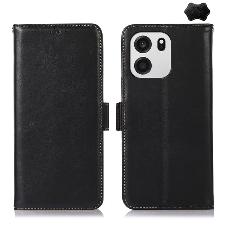 Magnetic Crazy Horse Texture Genuine Leather RFID Phone Case, For OnePlus Nord CE6 Lite 5G Global, For OnePlus Ace 6 Ultra, For OnePlus 15T, For OnePlus Turbo 6V / Turbo 6, For OnePlus 15R/Ace 6 5G/Ace 6T 5G, For OnePlus 15