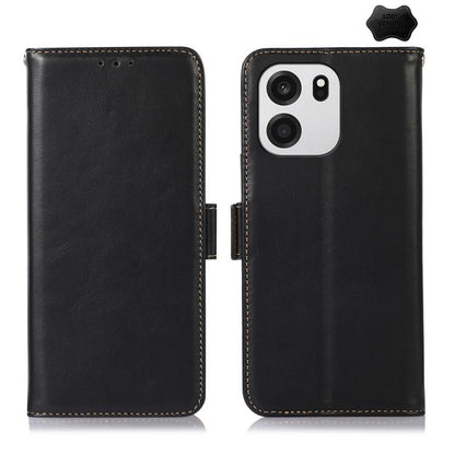 Magnetic Crazy Horse Texture Genuine Leather RFID Phone Case, For OnePlus Nord CE6 Lite 5G Global, For OnePlus Ace 6 Ultra, For OnePlus 15T, For OnePlus Turbo 6V / Turbo 6, For OnePlus 15R/Ace 6 5G/Ace 6T 5G, For OnePlus 15