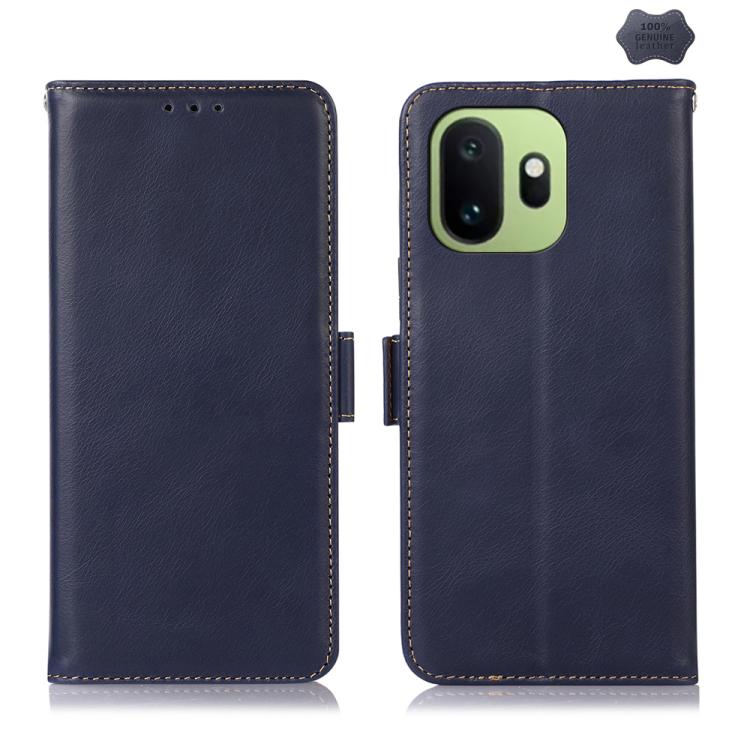 Magnetic Crazy Horse Texture Genuine Leather RFID Phone Case, For OnePlus Nord CE6 Lite 5G Global, For OnePlus Ace 6 Ultra, For OnePlus 15T, For OnePlus Turbo 6V / Turbo 6, For OnePlus 15R/Ace 6 5G/Ace 6T 5G, For OnePlus 15