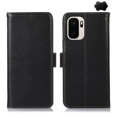Magnetic Crazy Horse Texture Genuine Leather RFID Phone Case, For OnePlus Nord CE6 Lite 5G Global, For OnePlus Ace 6 Ultra, For OnePlus 15T, For OnePlus Turbo 6V / Turbo 6, For OnePlus 15R/Ace 6 5G/Ace 6T 5G, For OnePlus 15