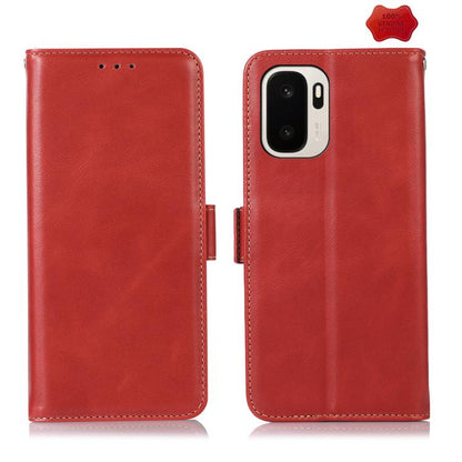 Magnetic Crazy Horse Texture Genuine Leather RFID Phone Case, For OnePlus Nord CE6 Lite 5G Global, For OnePlus Ace 6 Ultra, For OnePlus 15T, For OnePlus Turbo 6V / Turbo 6, For OnePlus 15R/Ace 6 5G/Ace 6T 5G, For OnePlus 15
