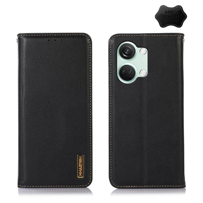KHAZNEH Nappa Top Layer Cowhide Leather Phone Case, For OnePlus Nord CE4 5G Global, For OnePlus Ace 3 / 12R, For OnePlus Ace 2 Pro, For OnePlus Nord CE3 5G, For OnePlus Nord 3 / Ace 2V