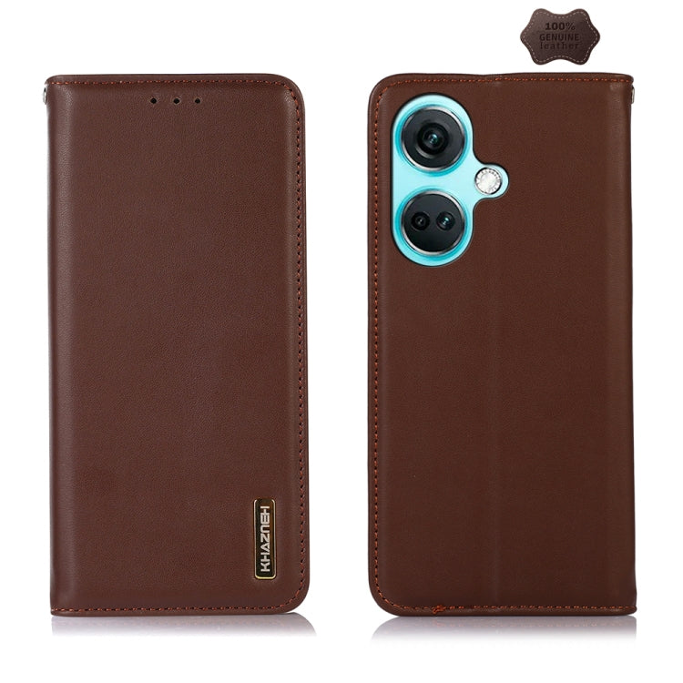 KHAZNEH Nappa Top Layer Cowhide Leather Phone Case, For OnePlus Nord CE4 5G Global, For OnePlus Ace 3 / 12R, For OnePlus Ace 2 Pro, For OnePlus Nord CE3 5G, For OnePlus Nord 3 / Ace 2V