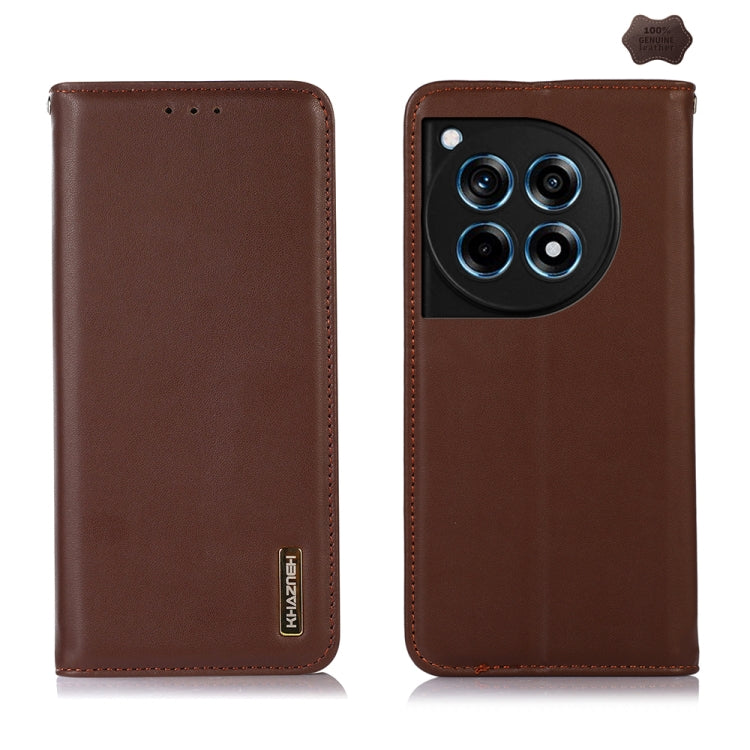 KHAZNEH Nappa Top Layer Cowhide Leather Phone Case, For OnePlus Nord CE4 5G Global, For OnePlus Ace 3 / 12R, For OnePlus Ace 2 Pro, For OnePlus Nord CE3 5G, For OnePlus Nord 3 / Ace 2V