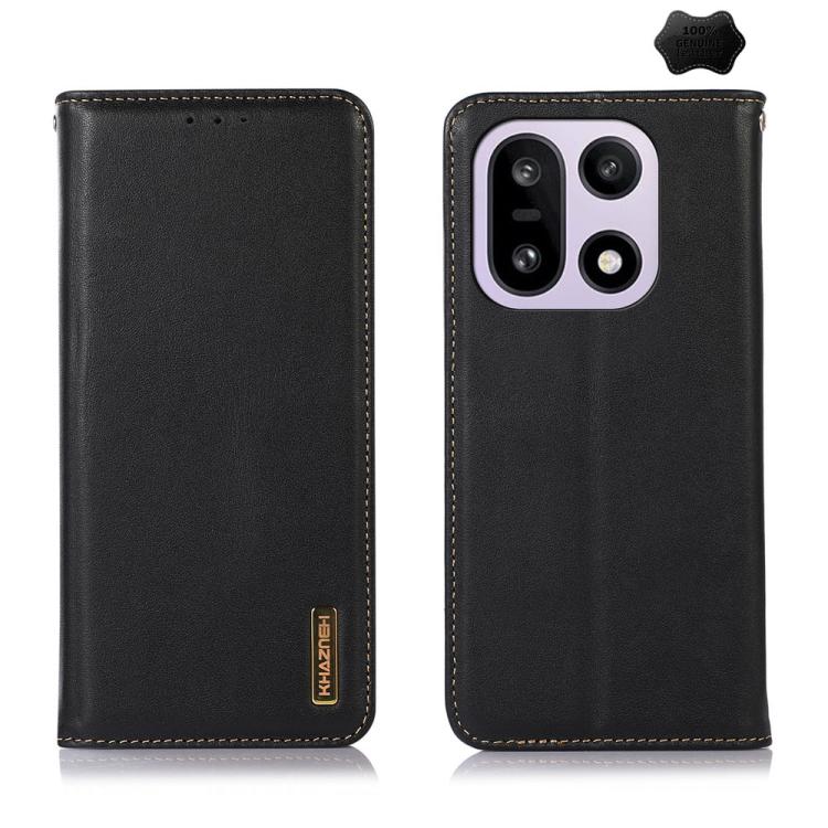 KHAZNEH Nappa Top Layer Cowhide Leather Phone Case, For OnePlus Nord CE6 Lite 5G Global, For OnePlus Ace 6 Ultra, For OnePlus 15T, For OnePlus Turbo 6V / Turbo 6, For OnePlus 15R/Ace 6 5G/Ace 6T 5G, For OnePlus 15