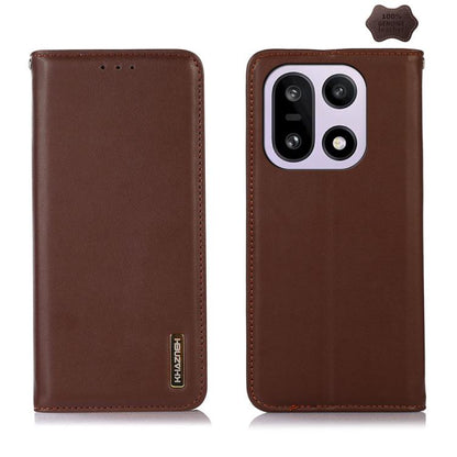 KHAZNEH Nappa Top Layer Cowhide Leather Phone Case, For OnePlus Nord CE6 Lite 5G Global, For OnePlus Ace 6 Ultra, For OnePlus 15T, For OnePlus Turbo 6V / Turbo 6, For OnePlus 15R/Ace 6 5G/Ace 6T 5G, For OnePlus 15