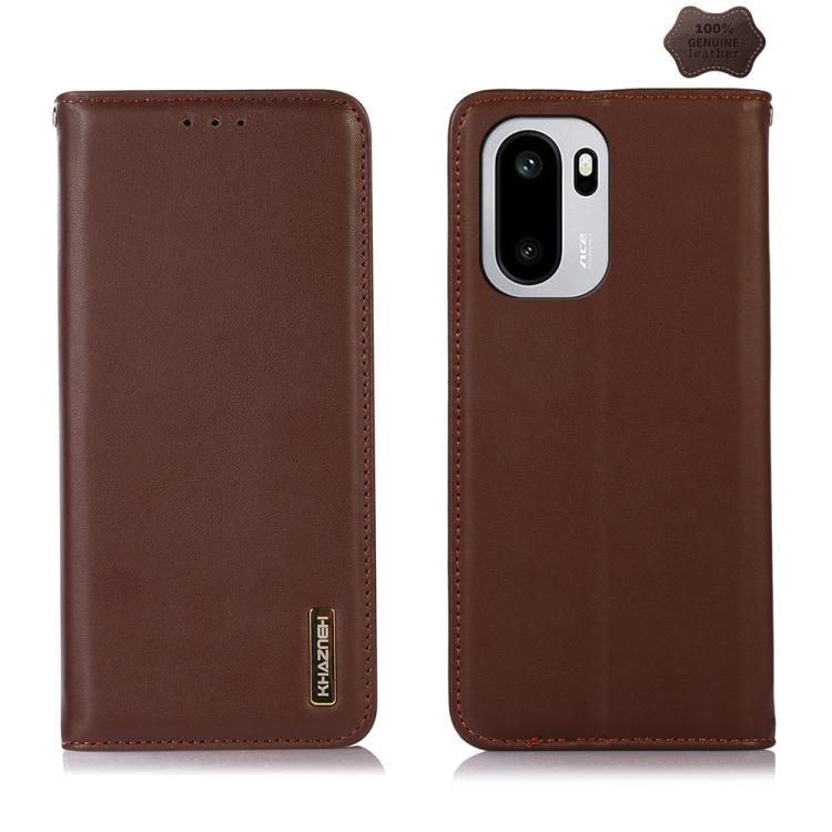 KHAZNEH Nappa Top Layer Cowhide Leather Phone Case, For OnePlus Nord CE6 Lite 5G Global, For OnePlus Ace 6 Ultra, For OnePlus 15T, For OnePlus Turbo 6V / Turbo 6, For OnePlus 15R/Ace 6 5G/Ace 6T 5G, For OnePlus 15