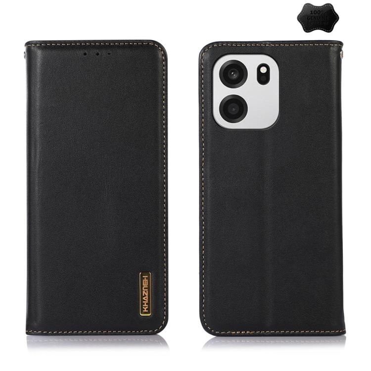 KHAZNEH Nappa Top Layer Cowhide Leather Phone Case, For OnePlus Nord CE6 Lite 5G Global, For OnePlus Ace 6 Ultra, For OnePlus 15T, For OnePlus Turbo 6V / Turbo 6, For OnePlus 15R/Ace 6 5G/Ace 6T 5G, For OnePlus 15