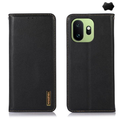 KHAZNEH Nappa Top Layer Cowhide Leather Phone Case, For OnePlus Nord CE6 Lite 5G Global, For OnePlus Ace 6 Ultra, For OnePlus 15T, For OnePlus Turbo 6V / Turbo 6, For OnePlus 15R/Ace 6 5G/Ace 6T 5G, For OnePlus 15