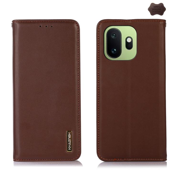 KHAZNEH Nappa Top Layer Cowhide Leather Phone Case, For OnePlus Nord CE6 Lite 5G Global, For OnePlus Ace 6 Ultra, For OnePlus 15T, For OnePlus Turbo 6V / Turbo 6, For OnePlus 15R/Ace 6 5G/Ace 6T 5G, For OnePlus 15