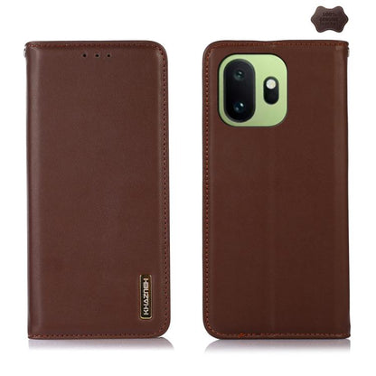 KHAZNEH Nappa Top Layer Cowhide Leather Phone Case, For OnePlus Nord CE6 Lite 5G Global, For OnePlus Ace 6 Ultra, For OnePlus 15T, For OnePlus Turbo 6V / Turbo 6, For OnePlus 15R/Ace 6 5G/Ace 6T 5G, For OnePlus 15