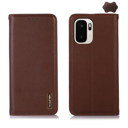 KHAZNEH Nappa Top Layer Cowhide Leather Phone Case, For OnePlus Nord CE6 Lite 5G Global, For OnePlus Ace 6 Ultra, For OnePlus 15T, For OnePlus Turbo 6V / Turbo 6, For OnePlus 15R/Ace 6 5G/Ace 6T 5G, For OnePlus 15