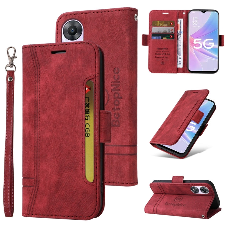 BETOPNICE Dual-side Buckle Leather Phone Case, For OPPO A78 4G, For OPPO Reno10 Pro+ 5G Global, For OPPO A1 5G / A98 / F23 5G, For OPPO A78 5G Global