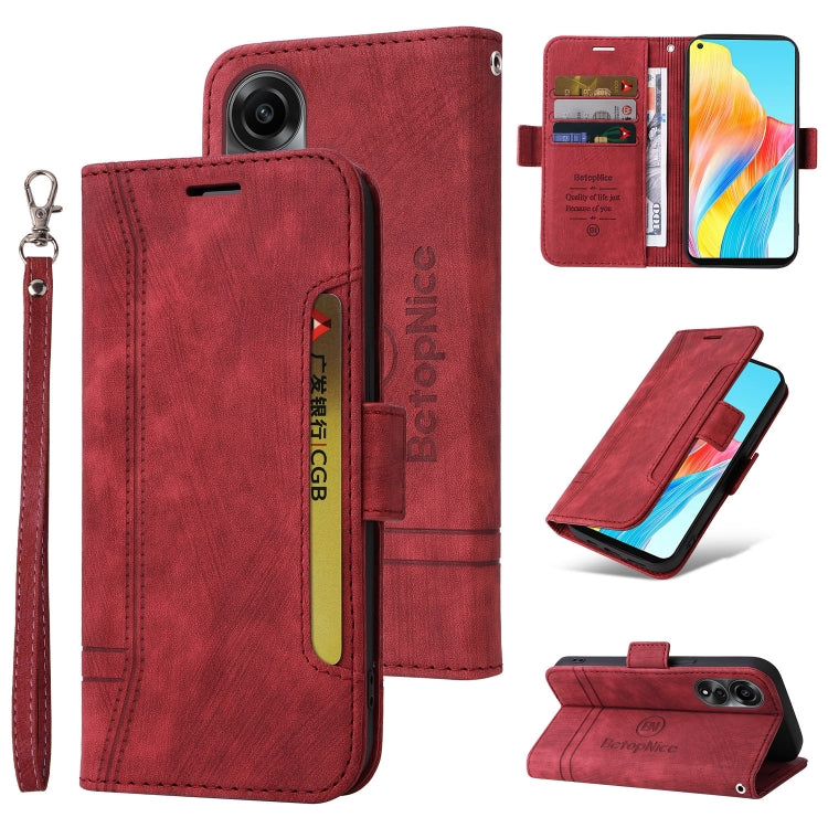 BETOPNICE Dual-side Buckle Leather Phone Case, For OPPO A78 4G, For OPPO Reno10 Pro+ 5G Global, For OPPO A1 5G / A98 / F23 5G, For OPPO A78 5G Global