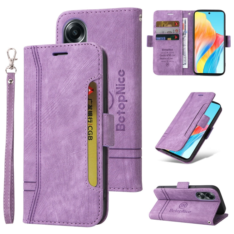 BETOPNICE Dual-side Buckle Leather Phone Case, For OPPO Reno11 5G Global, For OPPO A58 4G, For OPPO Reno10 5G Global/Reno10 Pro 5G Global, For OPPO Reno11 Pro 5G Global
