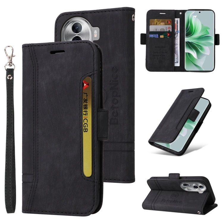 BETOPNICE Dual-side Buckle Leather Phone Case, For OPPO Reno11 5G Global, For OPPO A58 4G, For OPPO Reno10 5G Global/Reno10 Pro 5G Global, For OPPO Reno11 Pro 5G Global