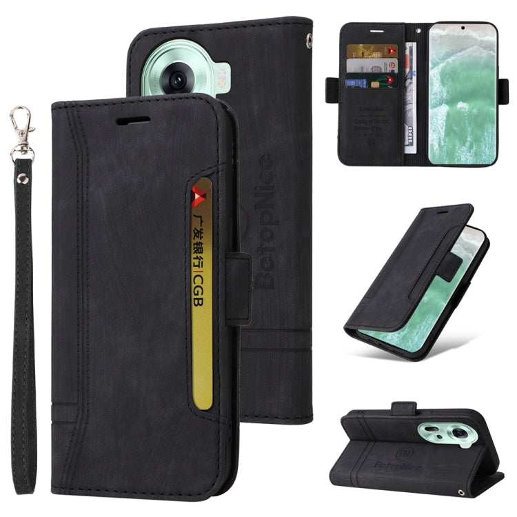 BETOPNICE Dual-side Buckle Leather Phone Case, For OPPO Reno11 5G Global, For OPPO A58 4G, For OPPO Reno10 5G Global/Reno10 Pro 5G Global, For OPPO Reno11 Pro 5G Global