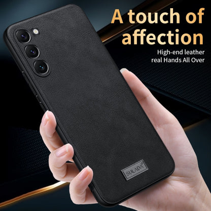 SULADA Shockproof TPU Hybrid Handmade Leather Phone Case, For Samsung Galaxy S24+ 5G, For Samsung Galaxy S24 5G, For Samsung Galaxy S23 Ultra 5G, For Samsung Galaxy S23+ 5G