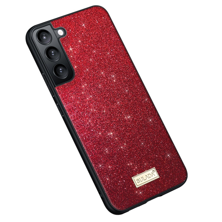 SULADA Glittery TPU Hybrid Handmade Leather Phone Case, For Samsung Galaxy S25 5G, For Samsung Galaxy S25+ 5G, For Samsung Galaxy S25 Ultra 5G, For Samsung Galaxy S24 Ultra 5G, For Samsung Galaxy S24+ 5G