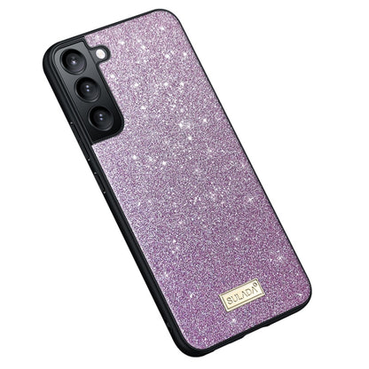 SULADA Glittery TPU Hybrid Handmade Leather Phone Case, For Samsung Galaxy S25 5G, For Samsung Galaxy S25+ 5G, For Samsung Galaxy S25 Ultra 5G, For Samsung Galaxy S24 Ultra 5G, For Samsung Galaxy S24+ 5G