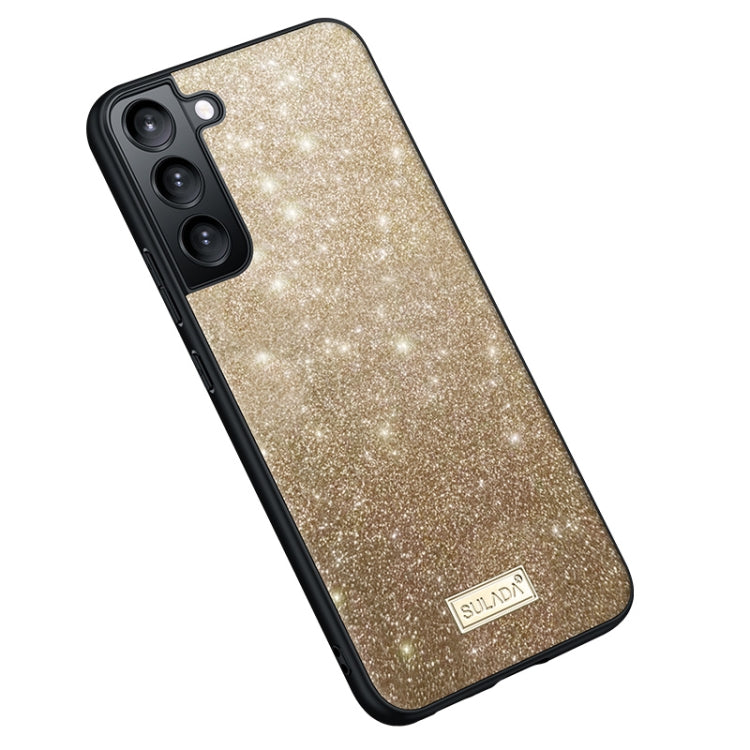 SULADA Glittery TPU Hybrid Handmade Leather Phone Case, For Samsung Galaxy S25 5G, For Samsung Galaxy S25+ 5G, For Samsung Galaxy S25 Ultra 5G, For Samsung Galaxy S24+ 5G, For Samsung Galaxy S24 5G