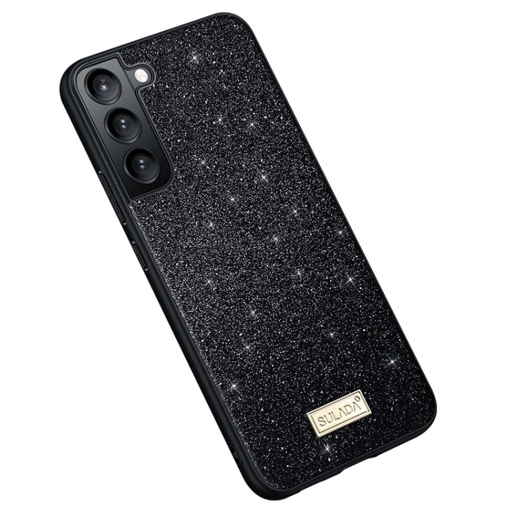 SULADA Glittery TPU Hybrid Handmade Leather Phone Case, For Samsung Galaxy S25 5G, For Samsung Galaxy S25+ 5G, For Samsung Galaxy S25 Ultra 5G, For Samsung Galaxy S24+ 5G, For Samsung Galaxy S24 5G