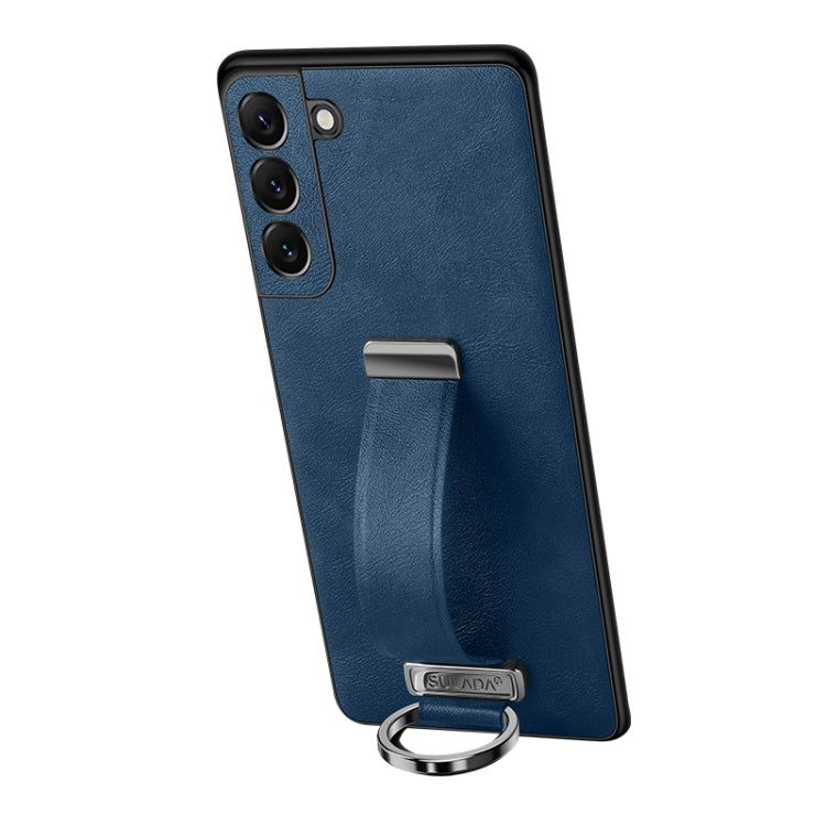 SULADA PC Hybrid Leather Texture Skin Feel Shockproof Phone Case, For Samsung Galaxy S23 5G