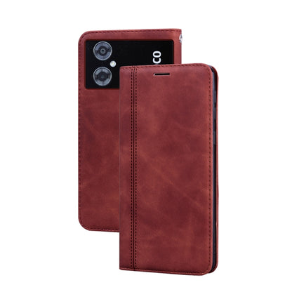 Frosted Business Magnetic Horizontal Flip PU Phone Case, For Xiaomi Redmi Note 12 5G Global/Poco X5, For Xiaomi Poco M4 5G/Poco M5/Redmi Note 11R, For Xiaomi Poco C40, For Xiaomi Redmi 10A 4G