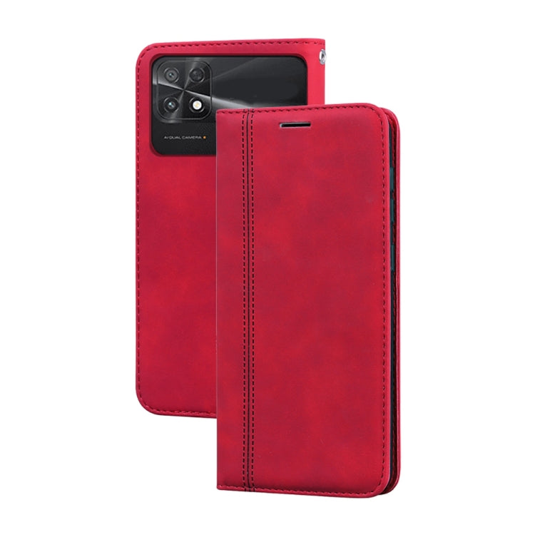 Frosted Business Magnetic Horizontal Flip PU Phone Case, For Xiaomi Redmi Note 12 5G Global/Poco X5, For Xiaomi Poco M4 5G/Poco M5/Redmi Note 11R, For Xiaomi Poco C40, For Xiaomi Redmi 10A 4G