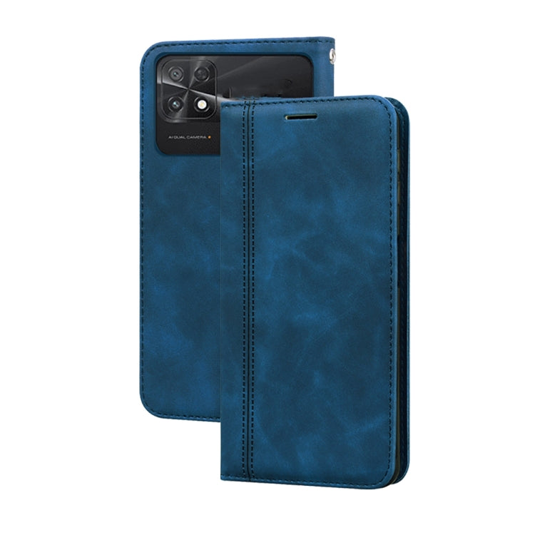 Frosted Business Magnetic Horizontal Flip PU Phone Case, For Xiaomi Redmi Note 12 5G Global/Poco X5, For Xiaomi Poco M4 5G/Poco M5/Redmi Note 11R, For Xiaomi Poco C40, For Xiaomi Redmi 10A 4G