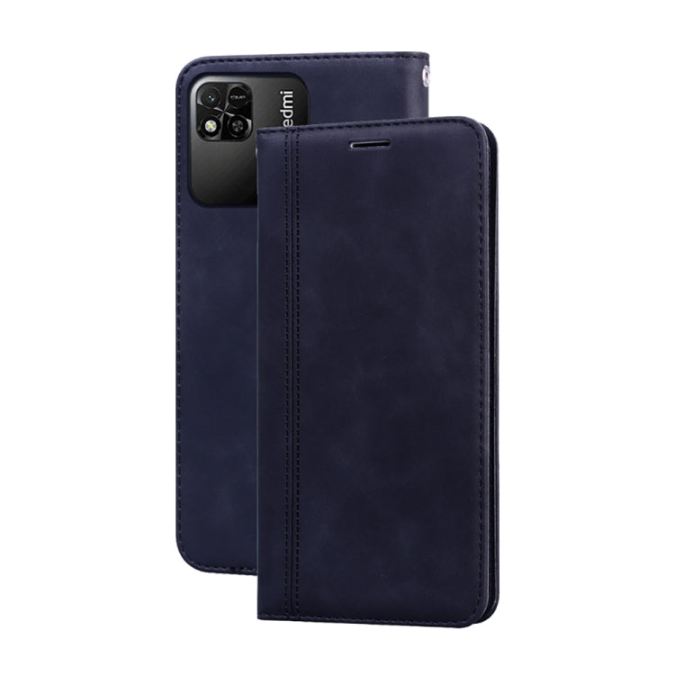 Frosted Business Magnetic Horizontal Flip PU Phone Case, For Xiaomi Redmi Note 12 5G Global/Poco X5, For Xiaomi Poco M4 5G/Poco M5/Redmi Note 11R, For Xiaomi Poco C40, For Xiaomi Redmi 10A 4G