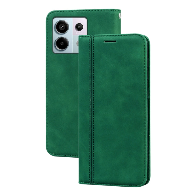 Frosted Business Magnetic Horizontal Flip PU Phone Case, For Xiaomi Redmi A3, For Xiaomi Redmi Note 13 Pro 4G, For Xiaomi Redmi Note 13 4G, For Xiaomi Redmi Note 13  5G
