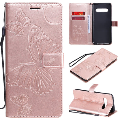 3D Butterflies Embossing Pattern Horizontal Flip Leather Case with Holder & Card Slot & Wallet, For LG V60, For Motorola Moto G Power, For Motorola Moto G8 Power Lite