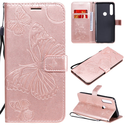 3D Butterflies Embossing Pattern Horizontal Flip Leather Case with Holder & Card Slot & Wallet, For LG V60, For Motorola Moto G Power, For Motorola Moto G8 Power Lite