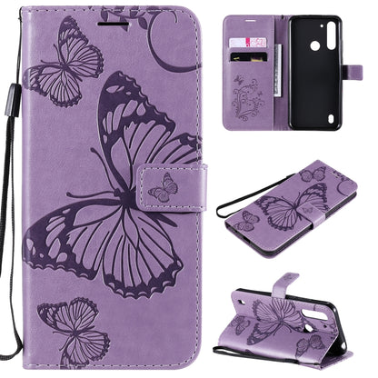 3D Butterflies Embossing Pattern Horizontal Flip Leather Case with Holder & Card Slot & Wallet, For LG V60, For Motorola Moto G Power, For Motorola Moto G8 Power Lite