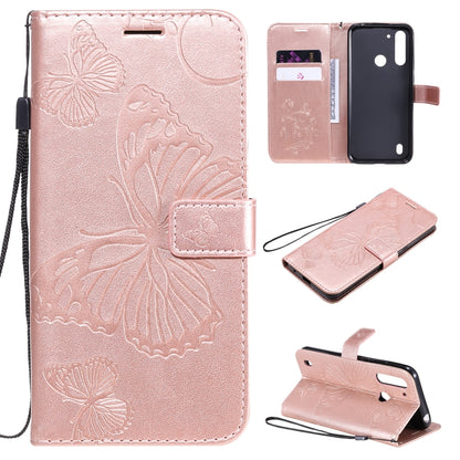 3D Butterflies Embossing Pattern Horizontal Flip Leather Case with Holder & Card Slot & Wallet, For LG V60, For Motorola Moto G Power, For Motorola Moto G8 Power Lite