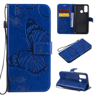 3D Butterflies Embossing Pattern Horizontal Flip Leather Case with Holder & Card Slot & Wallet, For Huawei Y7P / P40 Lite E / Honor 9C, For Huawei P Smart(2020), For Huawei Y5P / Honor 9s