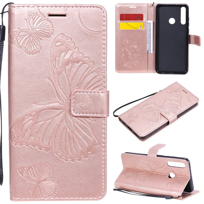 3D Butterflies Embossing Pattern Horizontal Flip Leather Case with Holder & Card Slot & Wallet, For Huawei Y6P, For Huawei Honor 9A, For Huawei Honor 30 Pro / 30 Pro Plus