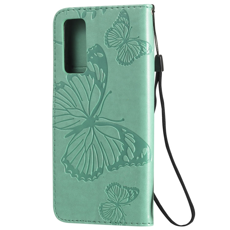 3D Butterflies Embossing Pattern Horizontal Flip Leather Case with Holder & Card Slot & Wallet, For Huawei Honor 30, For Huawei Honor Play 4T Pro