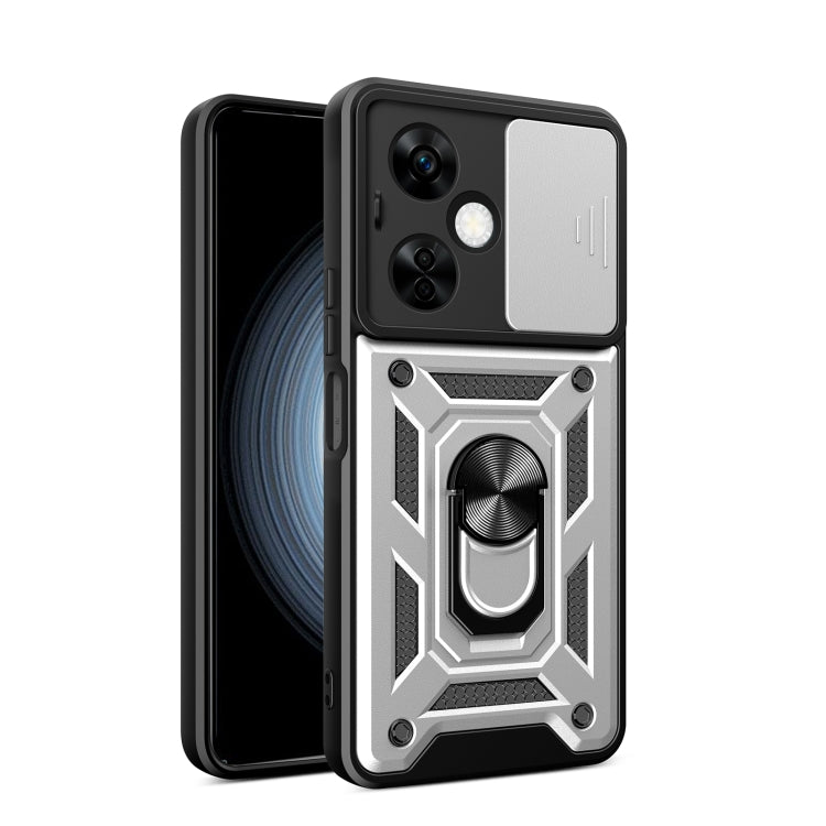 Sliding Camera Cover Design TPU+PC Phone Case, For OnePlus 12R 5G / Ace 3 5G, For OnePlus 12 5G Global, For OnePlus Nord N30 / CE3 Lite