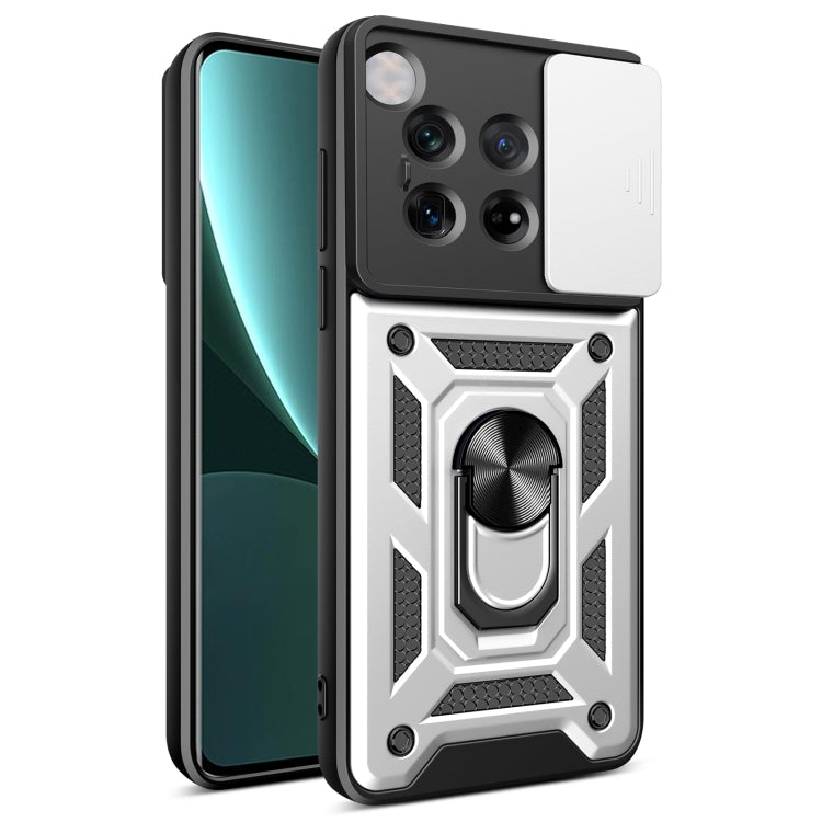 Sliding Camera Cover Design TPU+PC Phone Case, For OnePlus 12R 5G / Ace 3 5G, For OnePlus 12 5G Global, For OnePlus Nord N30 / CE3 Lite