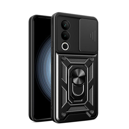 Sliding Camera Cover Design TPU+PC Phone Case, For OnePlus Nord CE4 Lite India, For OnePlus Nord CE4 Lite, For OnePlus Nord CE4 5G Global