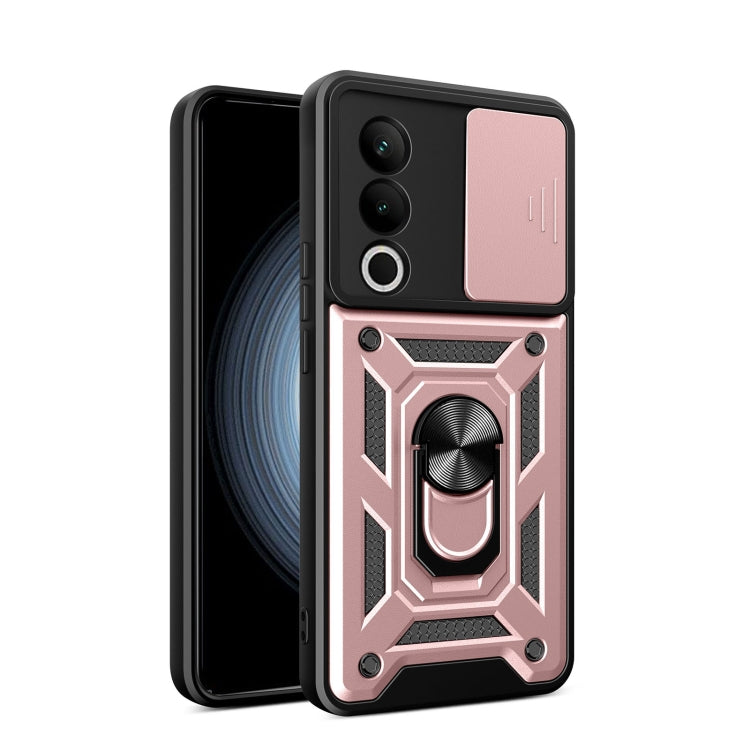 Sliding Camera Cover Design TPU+PC Phone Case, For OnePlus Nord CE4 Lite India, For OnePlus Nord CE4 Lite, For OnePlus Nord CE4 5G Global