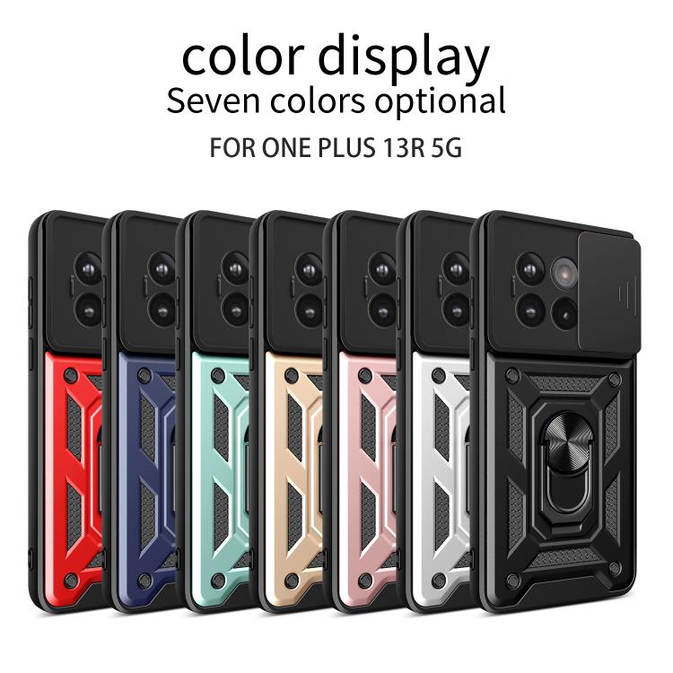 Sliding Camera Cover Design TPU+PC Phone Case, For OnePlus 13R / Ace 5 / Ace 5 Pro 5G, For OnePlus 13, For OnePlus Nord 4