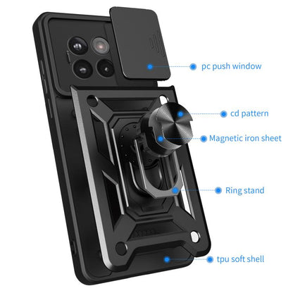 Sliding Camera Cover Design TPU+PC Phone Case, For OnePlus 13R / Ace 5 / Ace 5 Pro 5G, For OnePlus 13, For OnePlus Nord 4