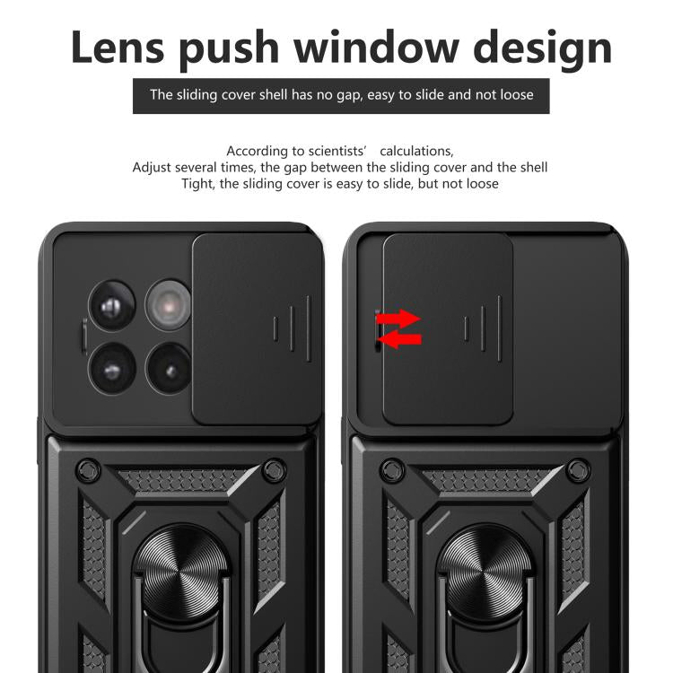 Sliding Camera Cover Design TPU+PC Phone Case, For OnePlus 13R / Ace 5 / Ace 5 Pro 5G, For OnePlus 13, For OnePlus Nord 4